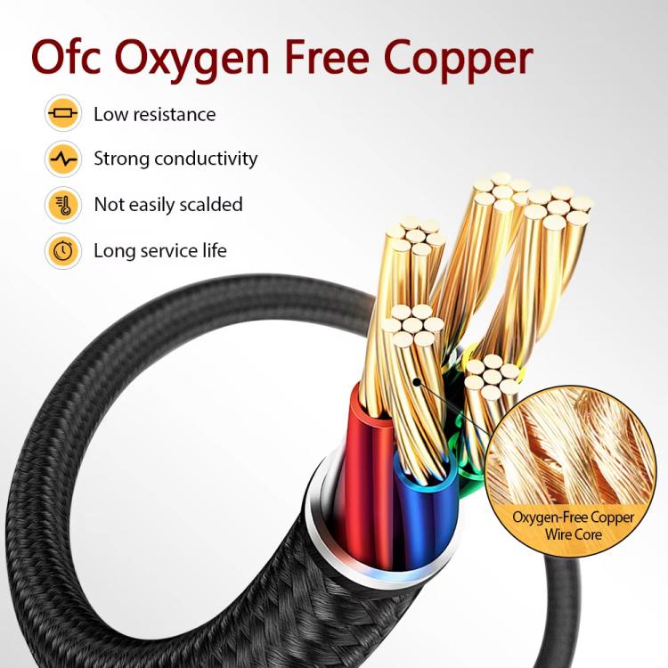 For Razer Kraken V2 3.5mm Male To Female 2 In 1 Extension Cable Audio Adapter