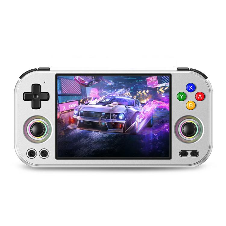 ANBERNIC RG 477M Android 14 Handheld Game Console With Aluminum Alloy Body, 4.7-Inch LTPS In-Cell Touch Screen, 3D Hall Joystick & Self-Developed AI Assistant — Black