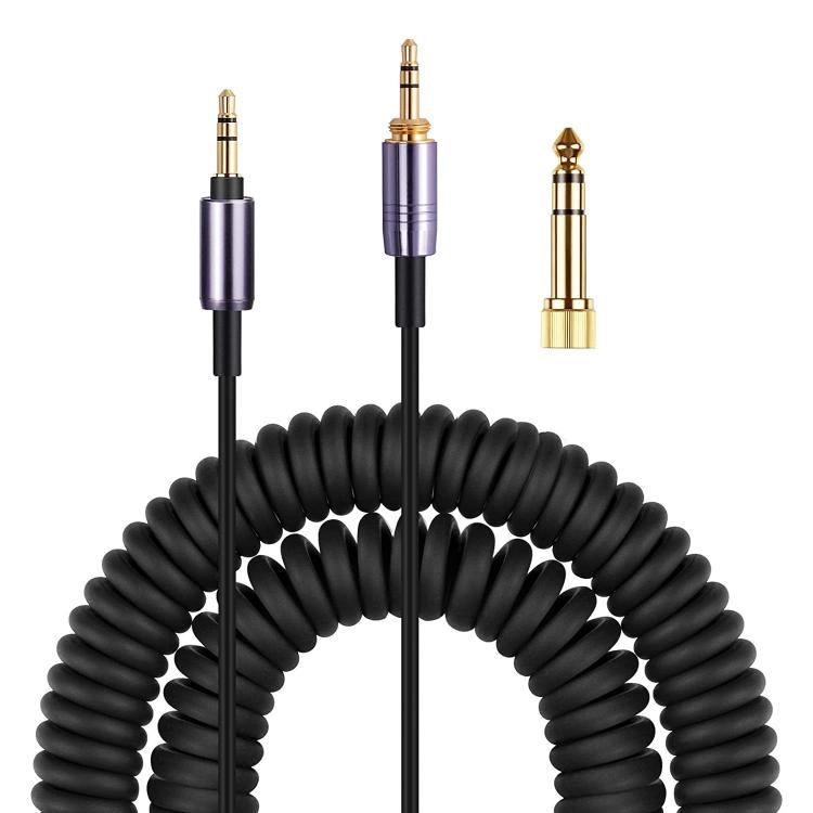 Headphone Spring Audio Cable, For Sony WH-1000XM3 / WH-1000XM2 / WH-1000XM4 / WH-H900N / WH-H800