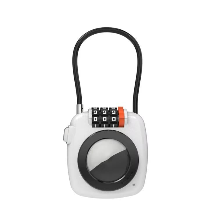 For AirTag 2nd Gen / AirTag 1st Gen 2 In 1 Lock Holder Anti-Theft Zinc Alloy 3-Digit Combination Lock Case For Suitcases/Backpacks/Gym Bags