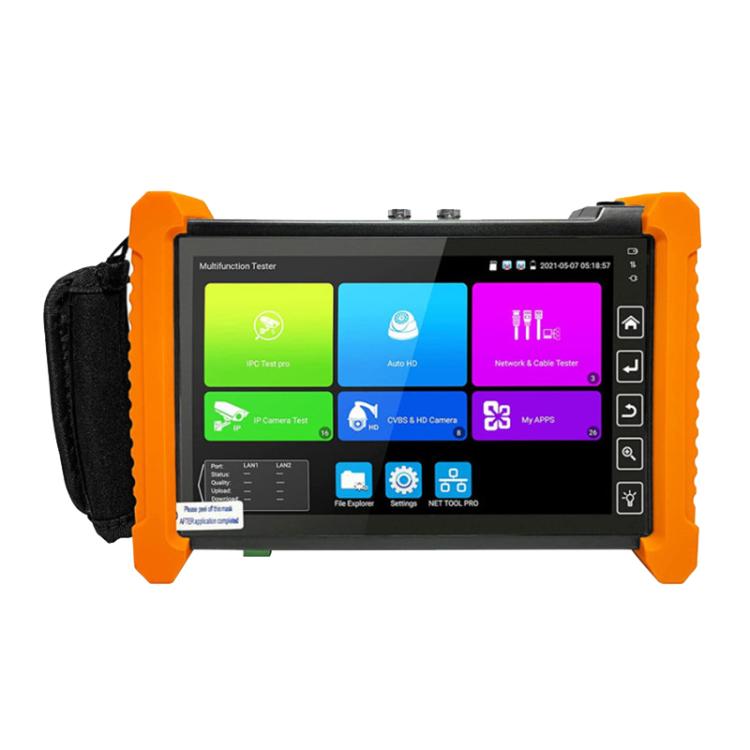 IPC-7200 7 Inch Network Coaxial AHD/CVI/TVI/SDI Video Surveillance Tester — EU Plug