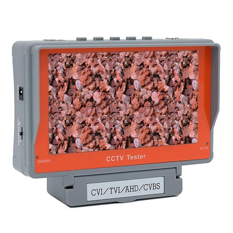5300ACT 5 Inch HD Surveillance Tester Analog/Coaxial AHD/TVI/CVI Supports 8MP Engineering Tool — EU Plug