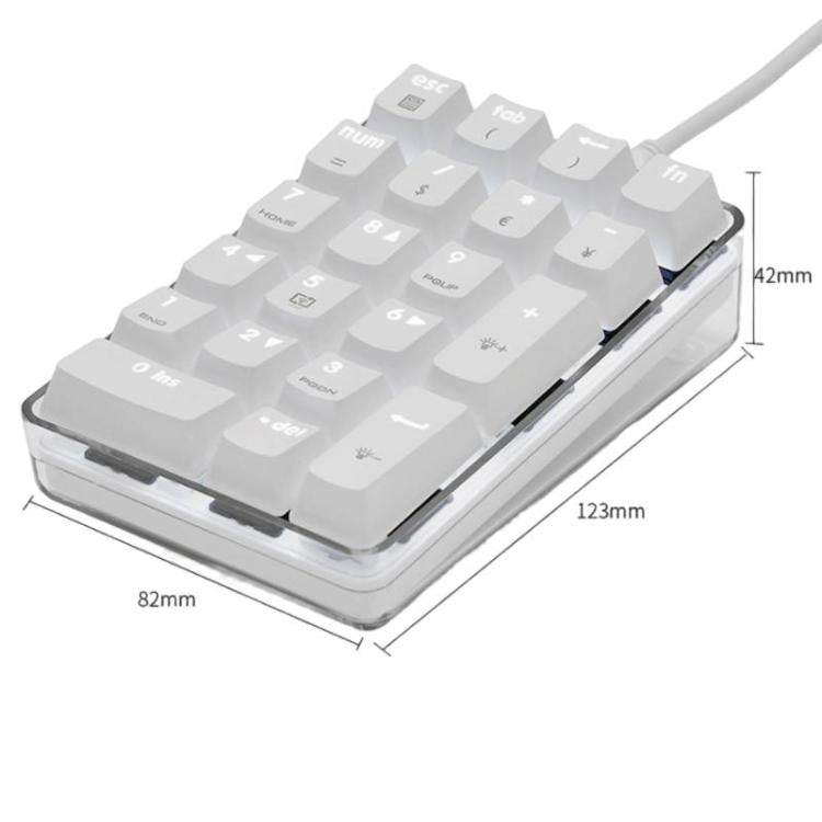 Little Kangaroo DS-9817 Backlit Non-Switching Wired Numeric Keypad Financial Business Banking Keyboard