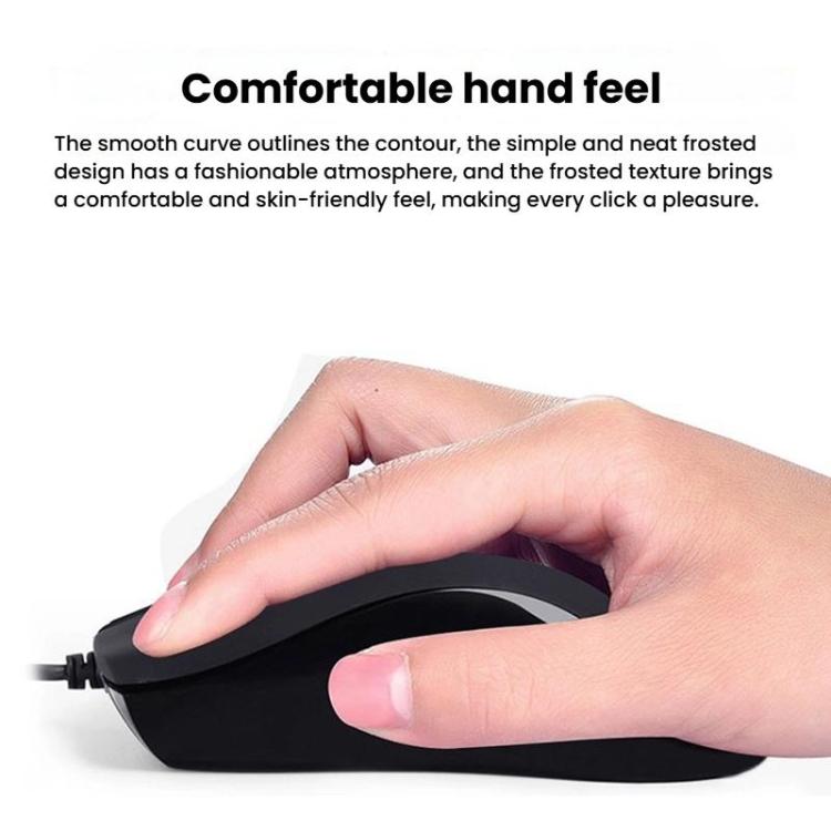 Little Kangaroo DS-917 1000DPI Ergonomic Optical Wired Mouse Laptop Mouse For Office Gaming