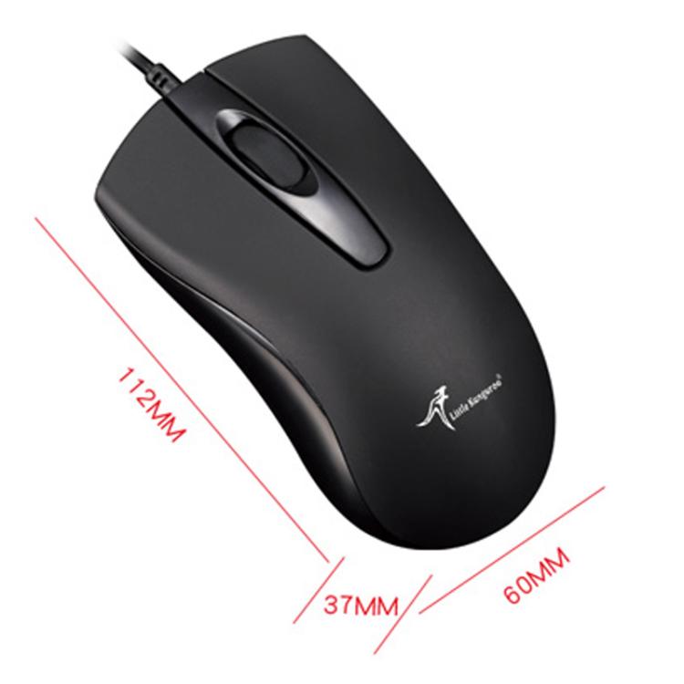 Little Kangaroo DS-917 1000DPI Ergonomic Optical Wired Mouse Laptop Mouse For Office Gaming