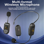 Wireless 2.4G Microphone Amplifier Portable Microphone — 1 In 2 Headwear