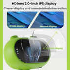 Cartoon HD Children Digital Electronic Microscope With Screen Handheld Portable Magnifier — view 6