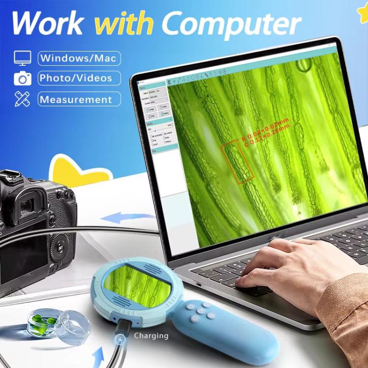 HM020-C Handheld Children Electronic Magnifier HD 2MP Digital Microscope — view 8