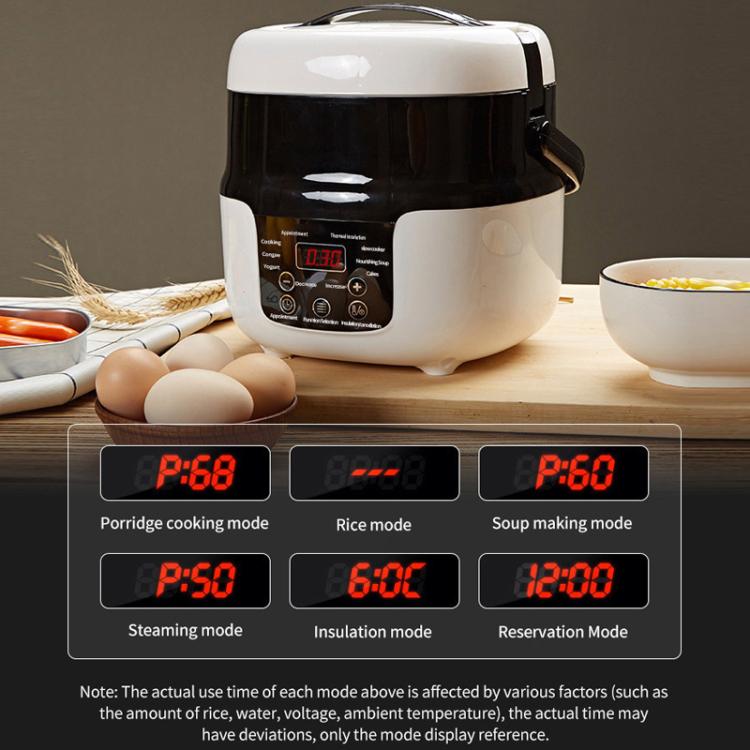 12V-24V 2L Car-Mounted Push-Button Rice Cooker