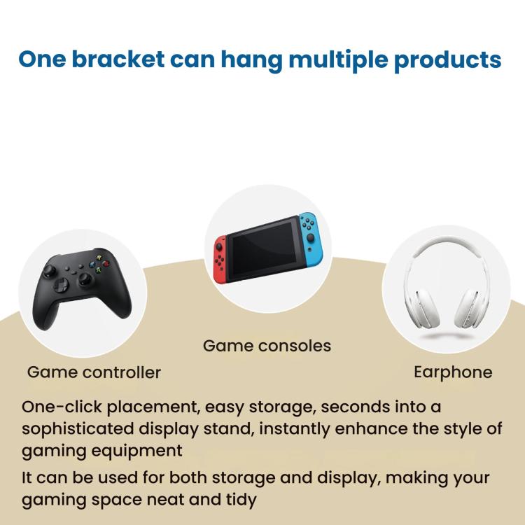 Gamepad Headset Storage Hanger — view 7