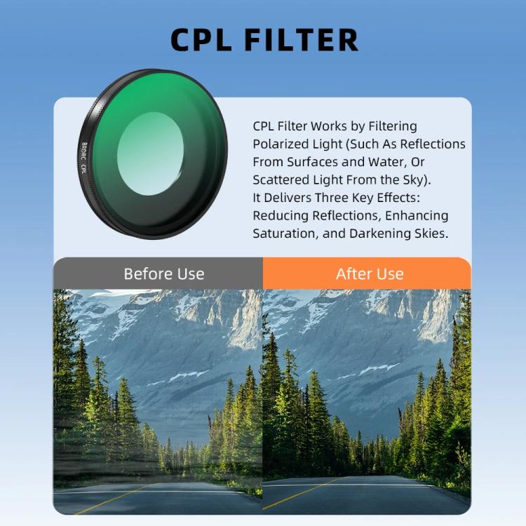 For Insta360 Go Ultra BRDRC Lens Filter Camera Accessories — view 12