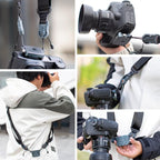 COBONE XQC-1 Camera Shoulder Strap Quick-Mount Clip Base Universal DSLR Tripod Head Adapter Base — view 11