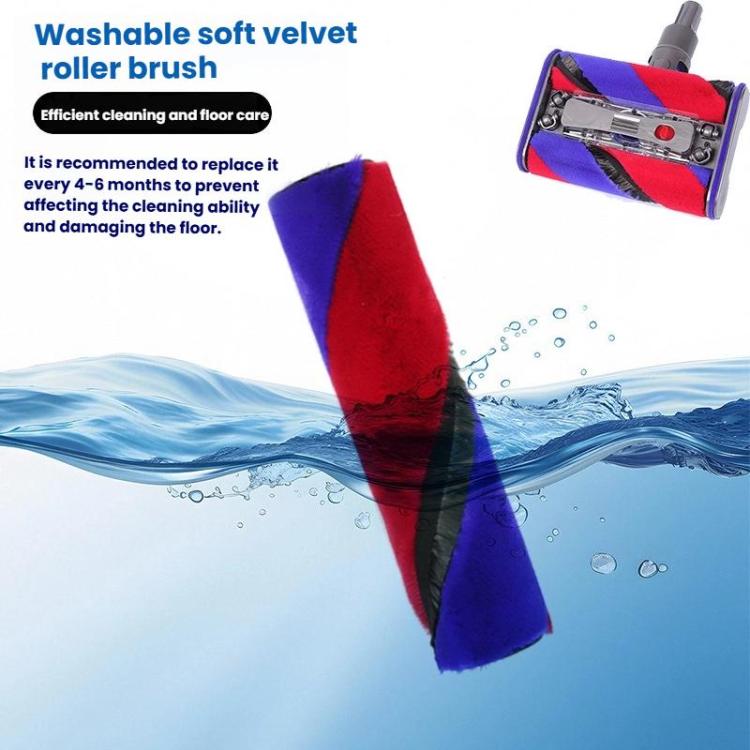 For Dyson Omni-Glide Vacuum Cleaner Dual Soft Roller Brush Accessories