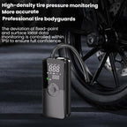Portable Smart Lighting Wireless Digital Display Car Air Pump — view 4
