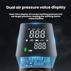 Portable Smart Lighting Wireless Digital Display Car Air Pump — view 5