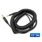 2.5mm To 3.5+6.35mm Plug Spring Headphone Cable for Sennheiser HD6 / HD8 / HD7 / HD598 — view 4