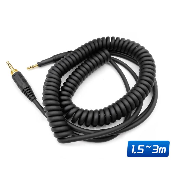 2.5mm To 3.5+6.35mm Plug Spring Headphone Cable for Sennheiser HD6 / HD8 / HD7 / HD598 — view 4