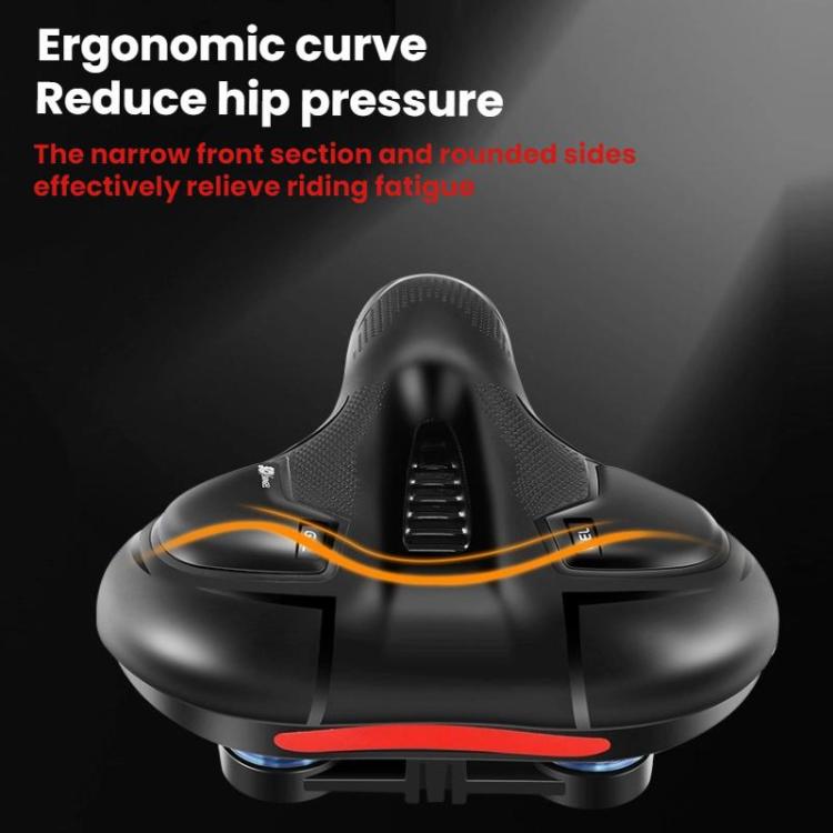 Thickened Universal Bicycle Saddle With Silicone Shock Absorber