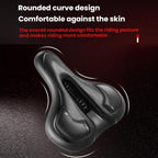 Thickened Universal Bicycle Saddle With Silicone Shock Absorber