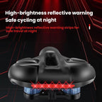 Thickened Universal Bicycle Saddle With Silicone Shock Absorber