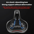 Thickened Universal Bicycle Saddle With Silicone Shock Absorber