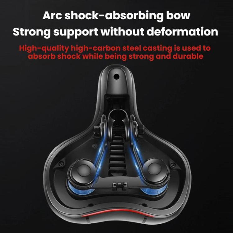 Thickened Universal Bicycle Saddle With Silicone Shock Absorber