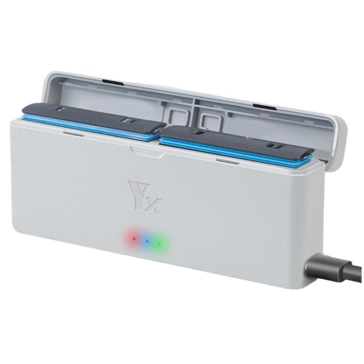 For Insta360 X4 YX 2-Slot Intelligent Charger Battery Charging Hub Storage Case