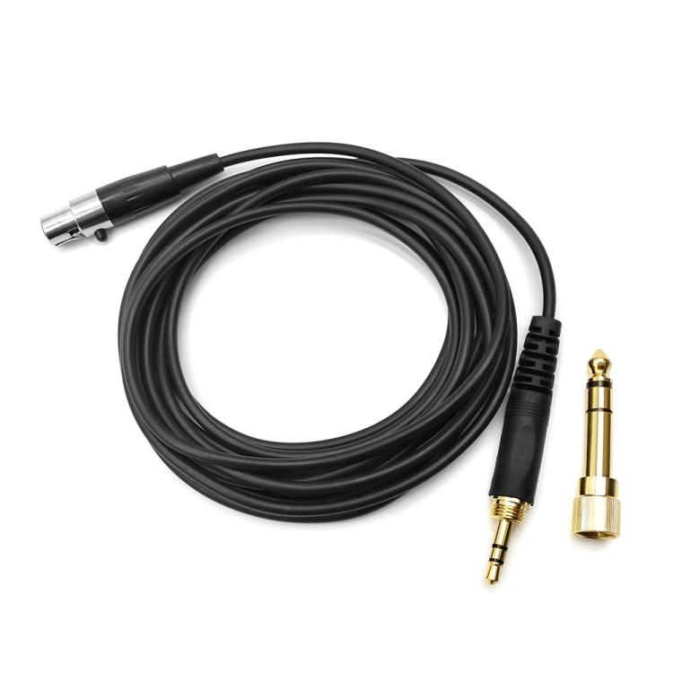6.35mm Plug Headphone Cable for AKG Q701 Q702 K712 K240 — 1.5-4.5m Spring