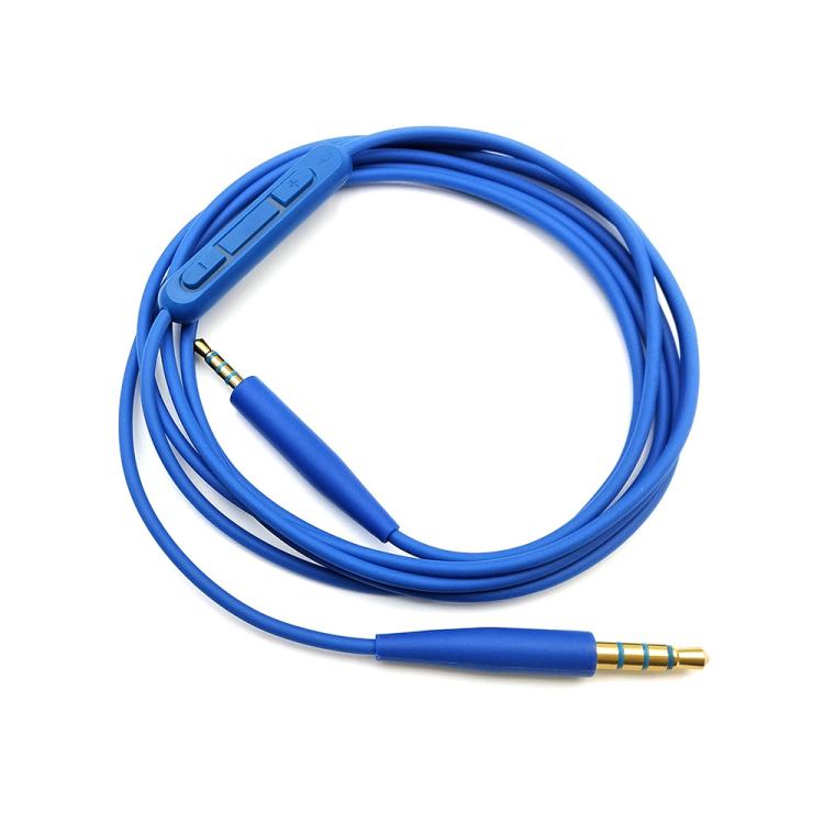 For BOSE QC25 / QC35 / SoundLink OE2 Audio Headphone Cable With In-line Microphone — 1.4m