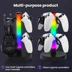 KBB-81 RGB Gaming Controller Headphone Stand Ambient Light Stand — view 7