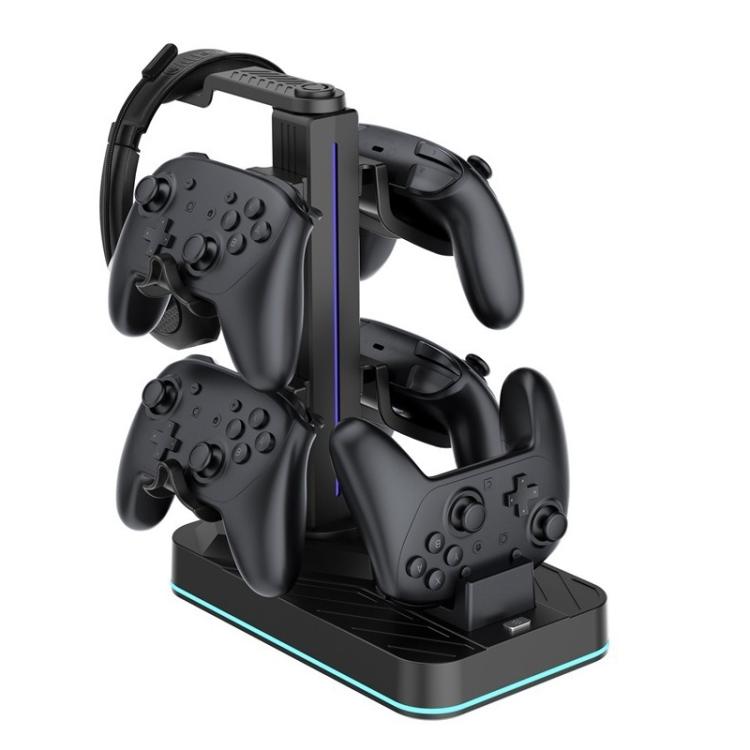For Nintendo Switch 2 Pro Controller Headphone Storage Rack Charging Base