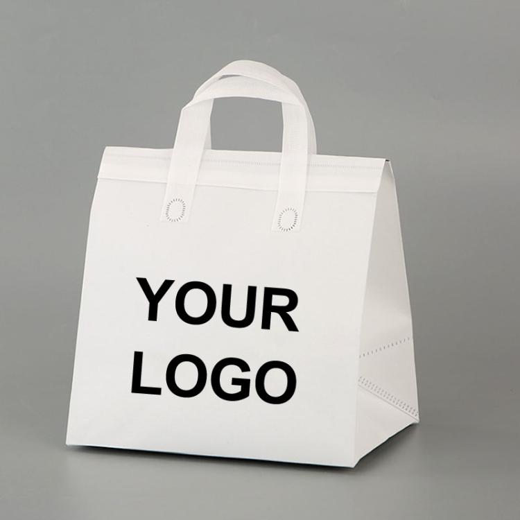 Aluminum Foil Thermal Takeaway Bag, 50 Bags In One Package, Size: 21x26x11cm — Small 21x26x11cm