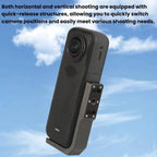 Quick-Release Mount For Horizontal Vertical Shooting Horizontal Stand, For Insta360 X3/X4/X5