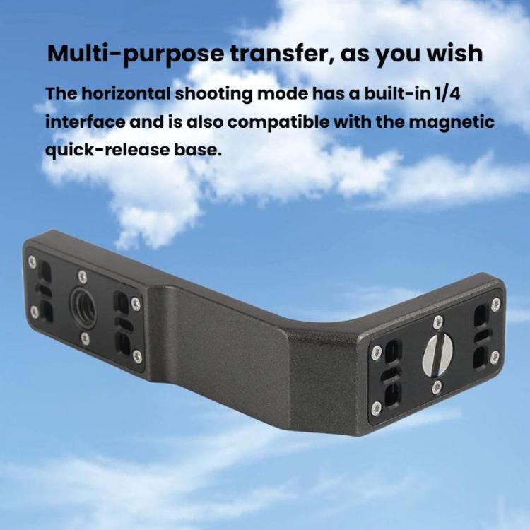 Quick-Release Mount For Horizontal Vertical Shooting Horizontal Stand, For Insta360 X3/X4/X5