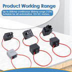 6-Piece Set 9038A Relay Bypass Switch Tester Kit With Wires For Electrical Testing
