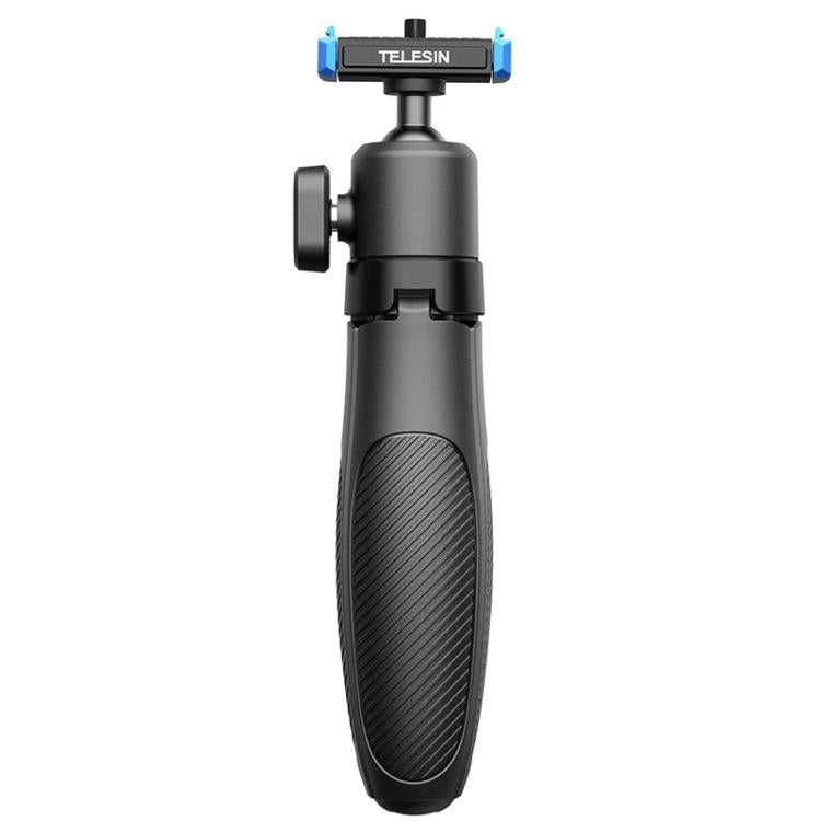 For GoPro HERO13 Black TELESIN S1-MNP-14-TGP 17-40cm Retractable Quick-Release Mini Selfie Stick Handheld Desktop Tripod