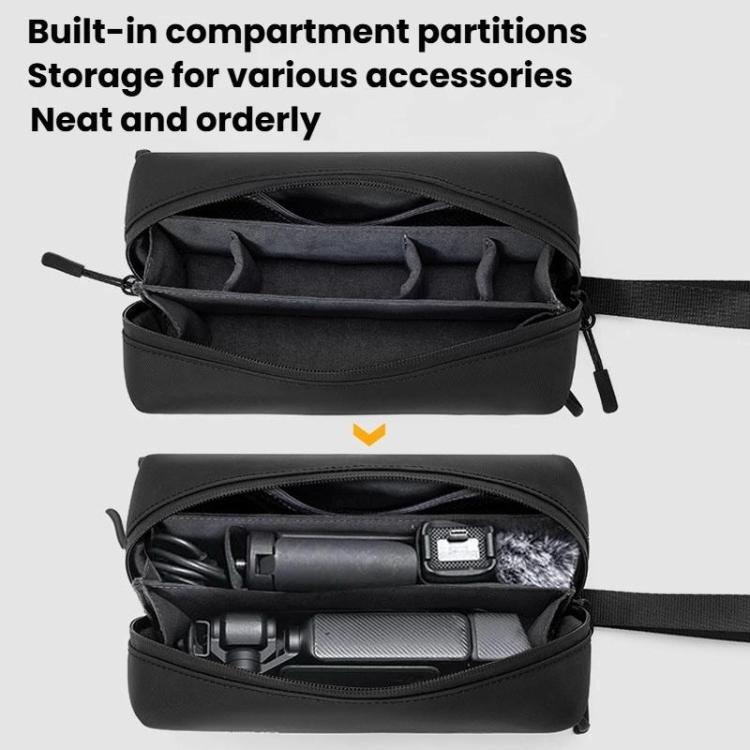 For DJI Osmo Pocket 3 Cwatcun D240 Small Storage Bag Crossbody Portable Waterproof Sports Camera Bag