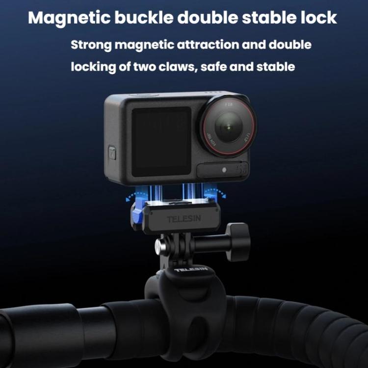TELESIN Magnetic Adapter Mount, For DJI Osmo Action 3 / 4 / 5 Pro
