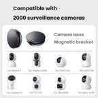 Universal Magnetic Wall Mount for Xiaomi Smart Cameras and Surveillance With Iron Plate