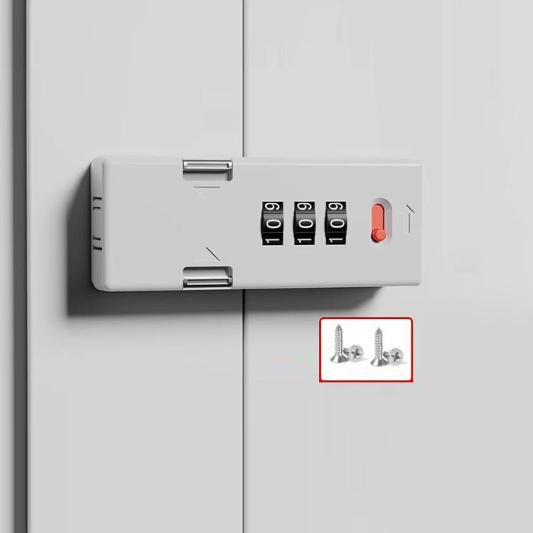 Screw-Mounted Door Latch With Built-In Latch Combination Lock