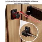 Screw-Mounted Door Latch With Built-In Latch Combination Lock — view 10