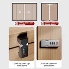 Screw-Mounted Door Latch With Built-In Latch Combination Lock — view 12