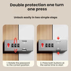 Screw-Mounted Door Latch With Built-In Latch Combination Lock — view 13