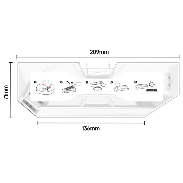 Robot Vacuum Dust Collection Box Accessory Dust Box
