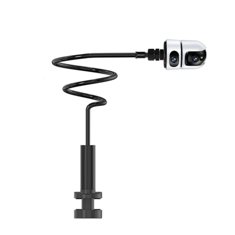 No-Drill Security Camera Mount With Clip Flexible Bendable Bracket Base For Baby Monitor/Webcam