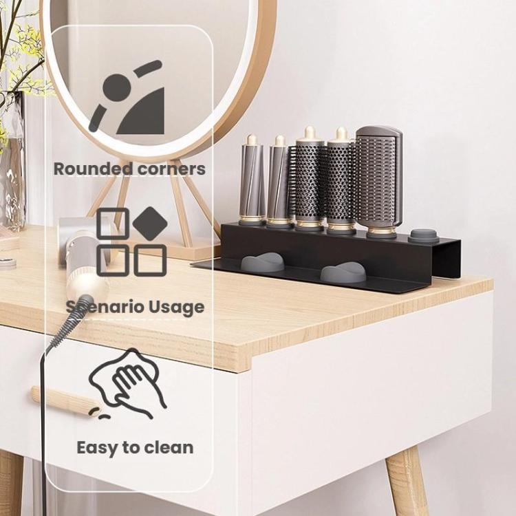 For Dyson Airwrap Attachment Storage Stand All-in-One Desktop Organizer Holds 6 Nozzles
