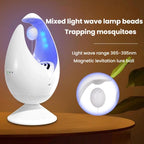 Inhalation-Type Sticky Mosquito Trap Device Outdoor Mosquito Trap Lamp — Black