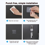 Rechargeable UV Toothbrush And Cup Sterilizer Wall Mount - Drill-Free Installation For Single User