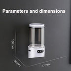 Rechargeable UV Toothbrush And Cup Sterilizer Wall Mount - Drill-Free Installation For Single User