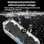 Car Solar-Powered Anti-Collision Warning Light Motorcycle Wireless LED Rear Tail Light